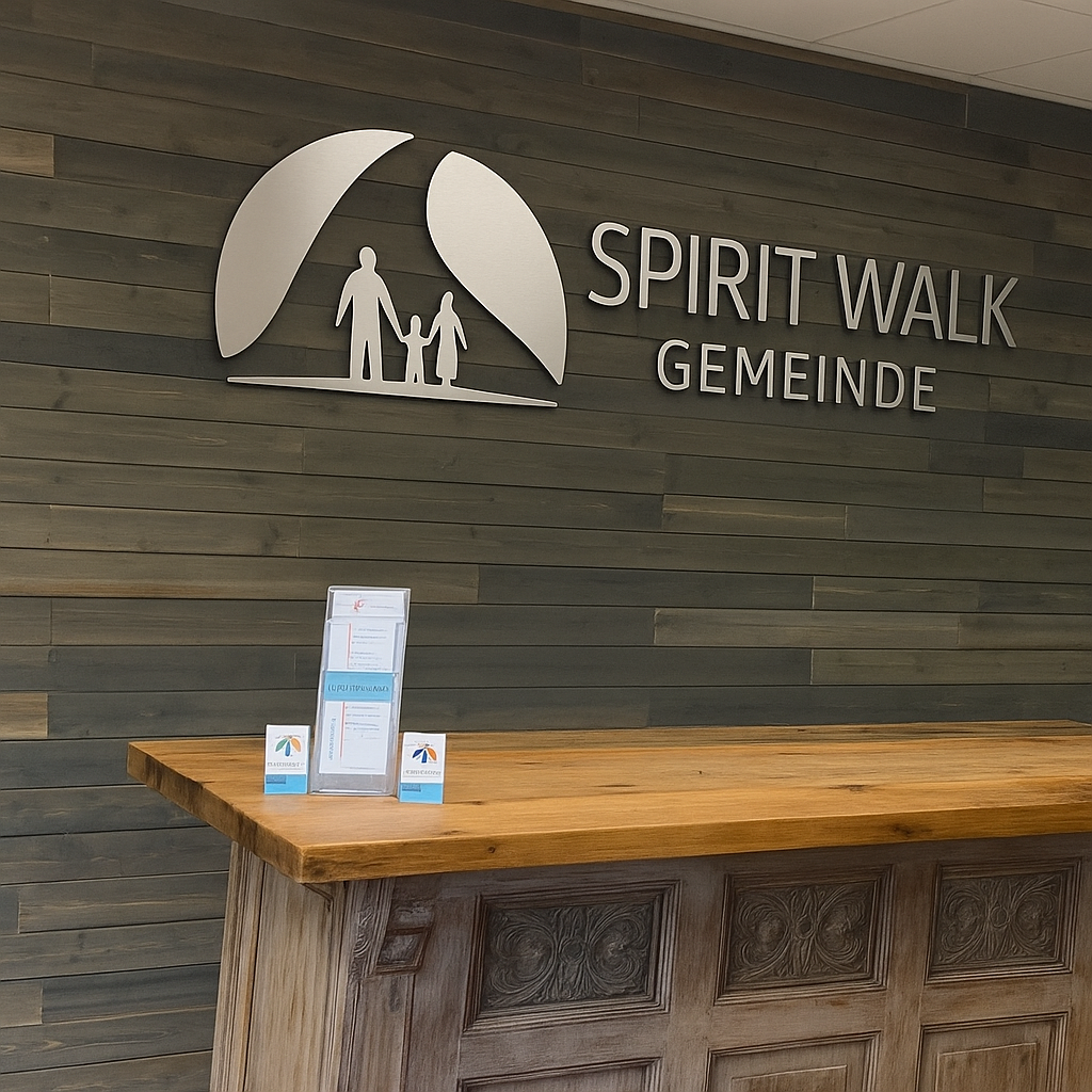 Dein 3D-Firmenschild konturgeschnitten mit deinem Logo – sofort bestellen