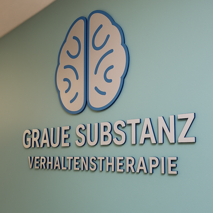 Dein 3D-Firmenschild konturgeschnitten mit deinem Logo – sofort bestellen