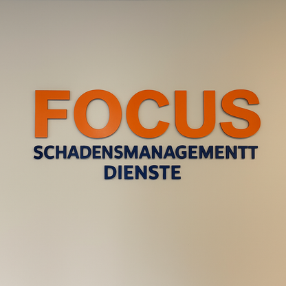 Dein 3D-Firmenschild konturgeschnitten mit deinem Logo – sofort bestellen